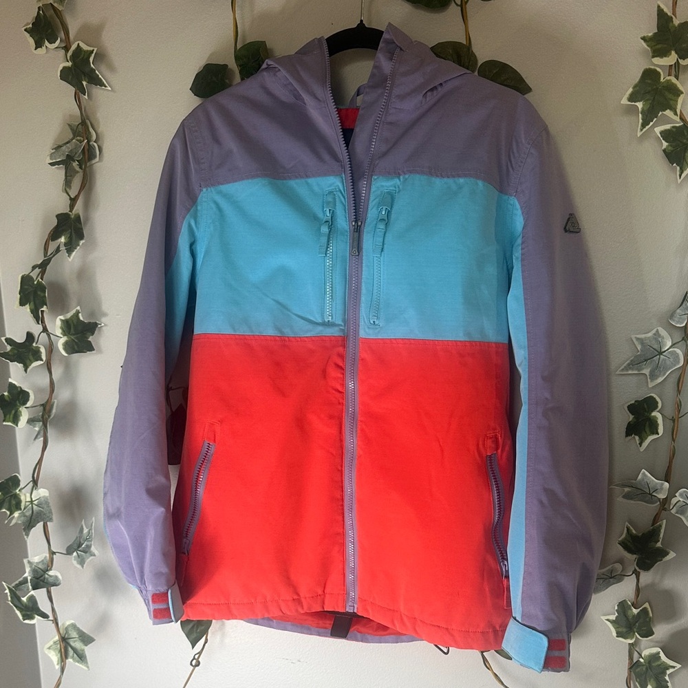 Aperture Vibrant Multicolor Hooded Jacket